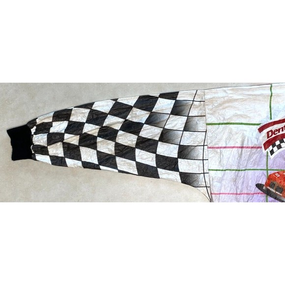 Vintage Bobby Labonte #33 Tyvek Dentyne Nascar Racing Windbreaker Jacket XL USA - Picture 6 of 8